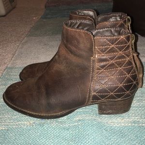 Steve Madden Brown Booties (Size 9)